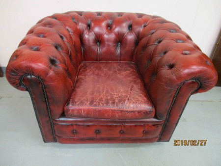 6499 - Kreslo chesterfield kuze  -  6 900 kc